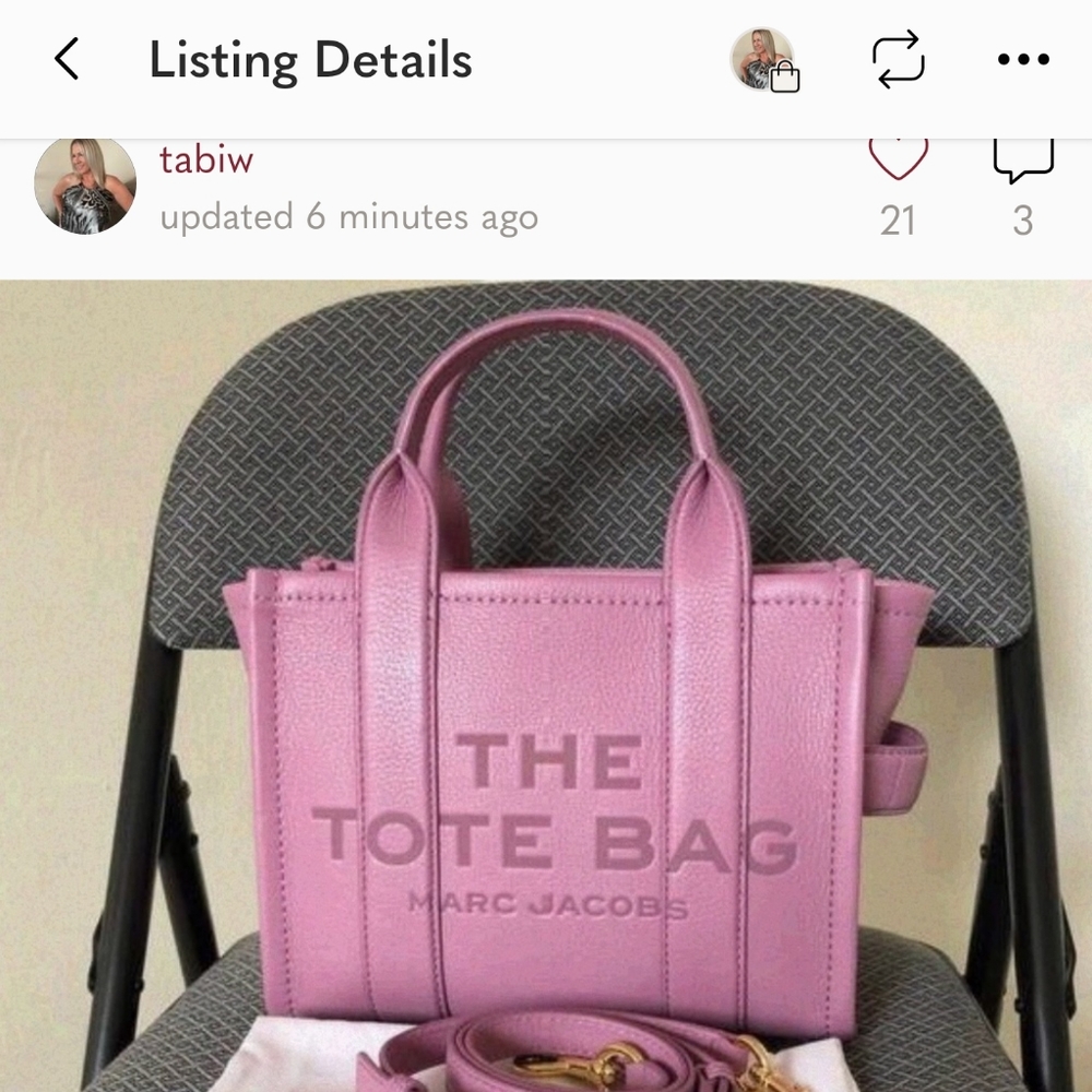 DO NOT PURCHASE!!! Marc Jacobs The Tote Bag mini orchid haze